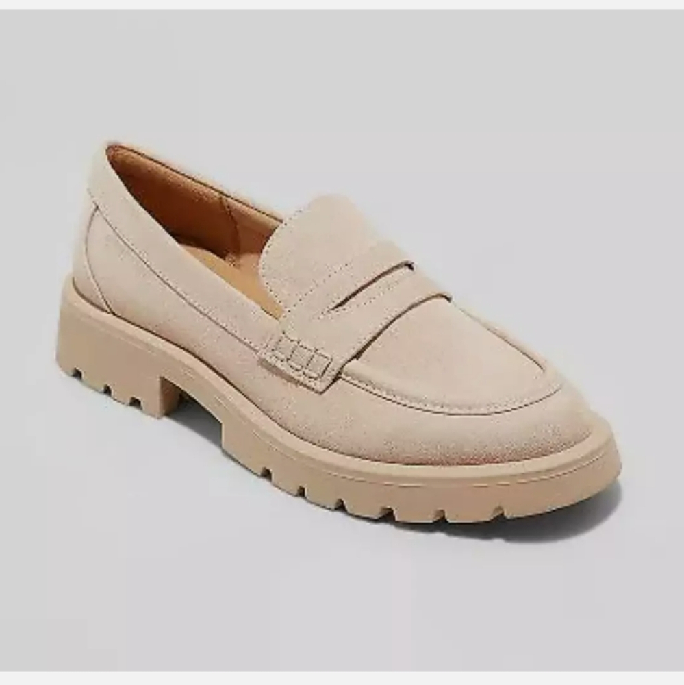 a new day Archie loafers taupe 9